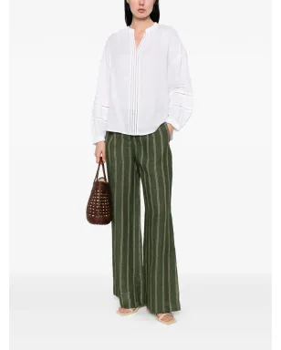 JcSophie Leslie V-neck blouse - White - サムネイル2