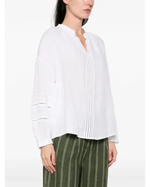 JcSophie Leslie V-neck blouse - White - サムネイル3