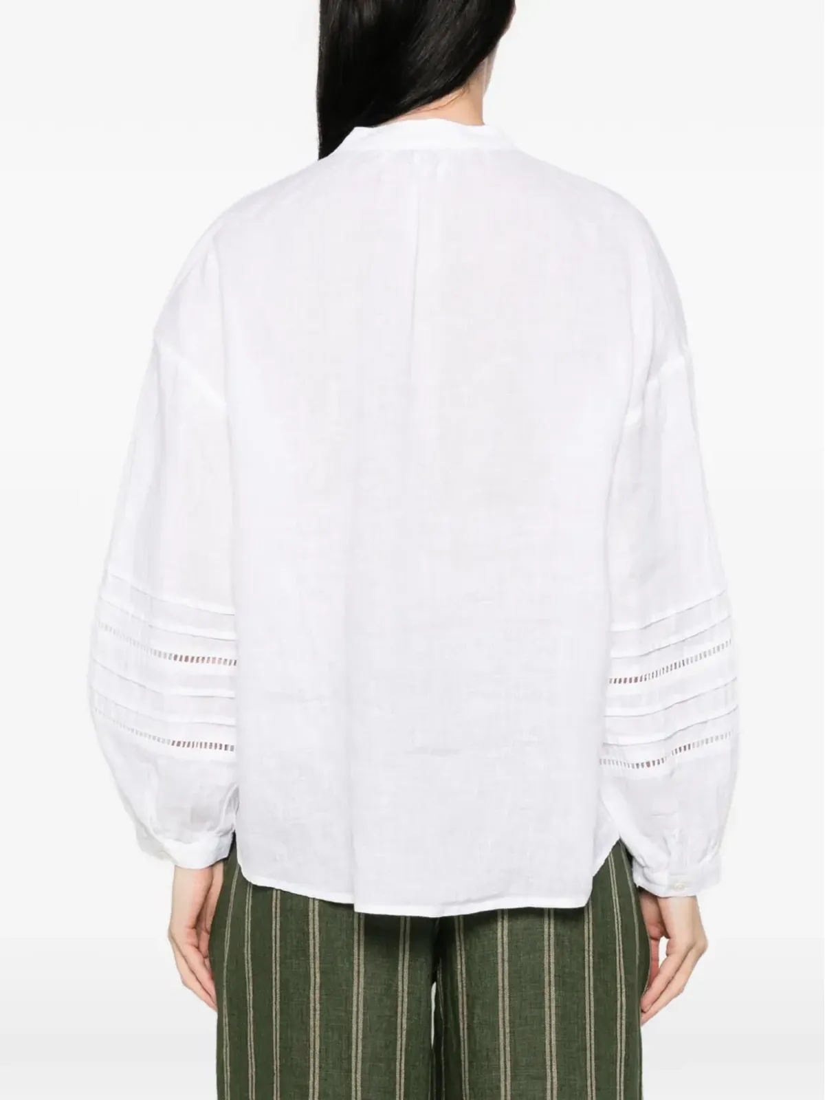 JcSophie Leslie V-neck blouse - White - 画像4