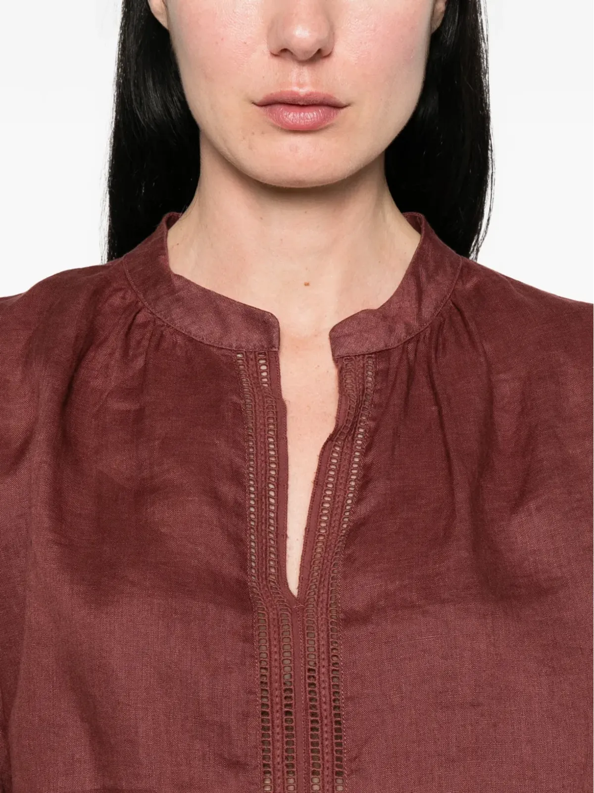 JcSophie Leslie perforated blouse - 画像5