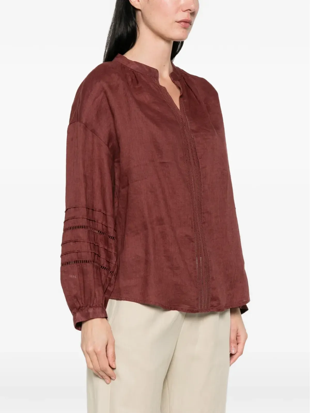 JcSophie Leslie perforated blouse - 画像3