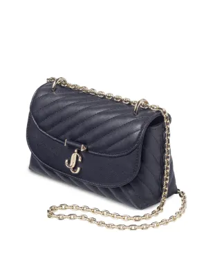 Jimmy Choo カーブドキルトチェーンストラップクロスボディバッグ - サムネイル2