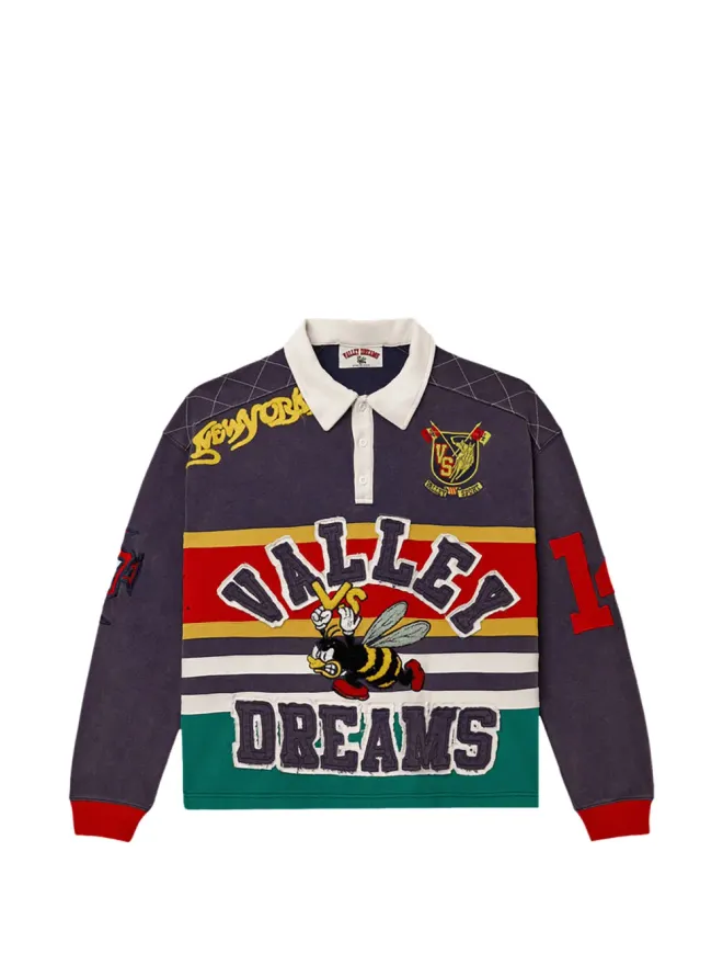 VALE FOREVER VALE FOREVER ストライプ ポロシャツの商品画像