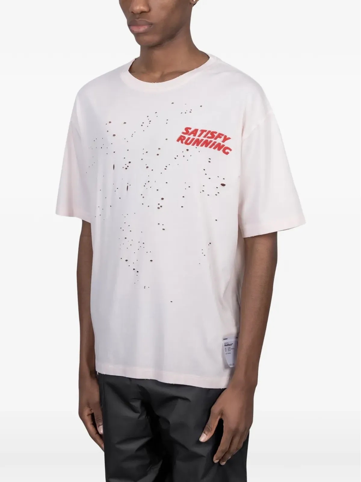 Satisfy ダメージ加工Tシャツ - 画像2