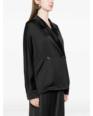 IMPERIAL belted jacket - Black - サムネイル3