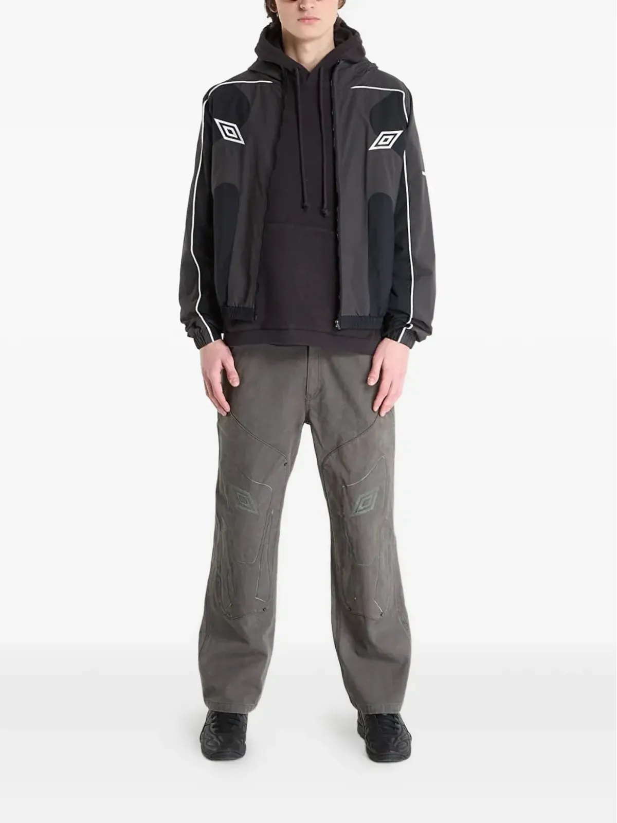 UMBRO ガーディング・マスクド・トラックジャケット（ブラック） - 画像2