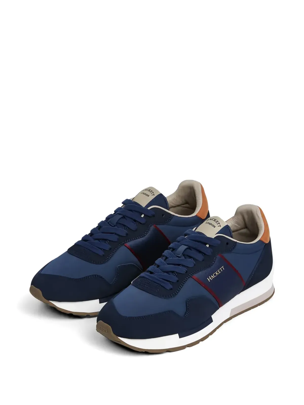 Hackett スエードパネルドスニーカー - 画像2