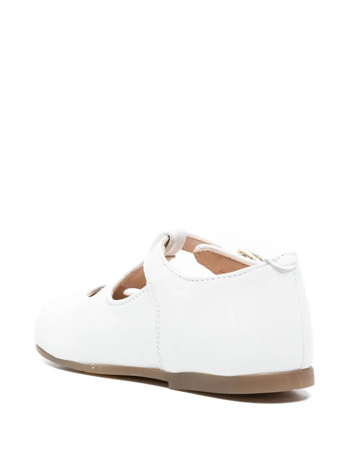 Eli1957 バックルディテールモカシン - White - 画像2