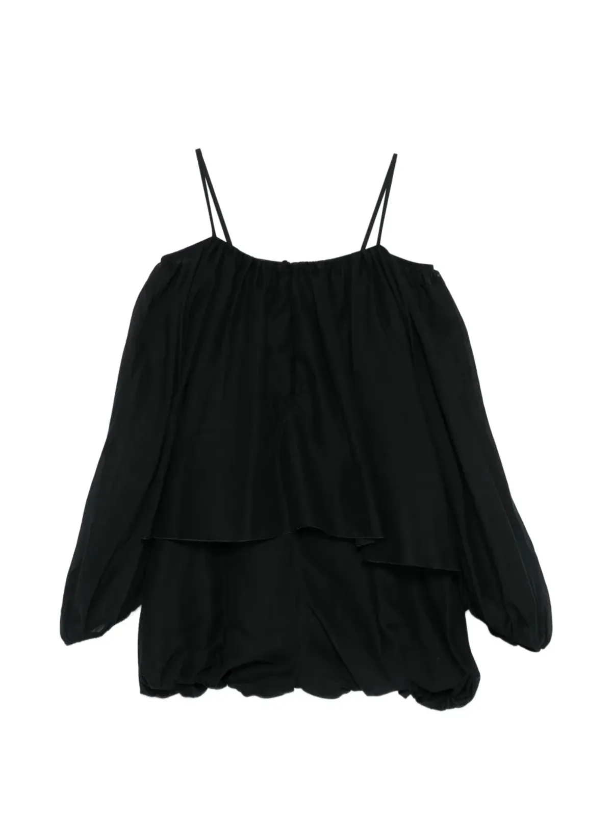Pinko Kids コールドショルダー レイヤード プレイスーツ - 画像2