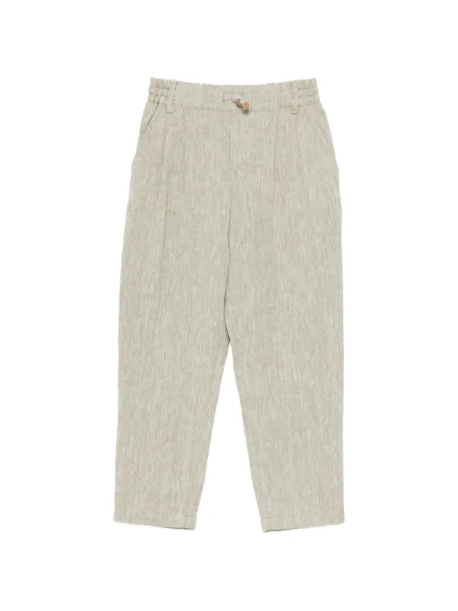 Eleventy Kids Eleventy Kids ウエストゴムパンツ - Greenの商品画像