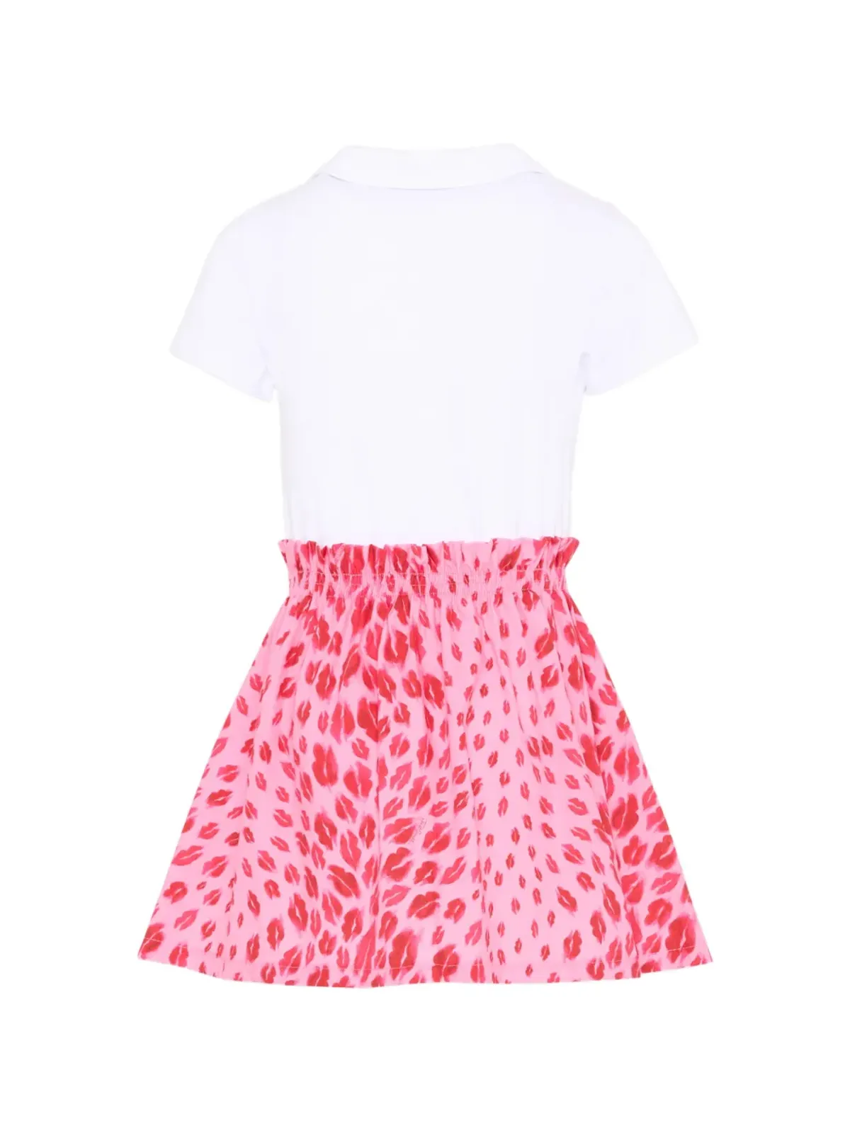Just Cavalli Kids ピンクのショートスリーブプリントドレス - 画像2