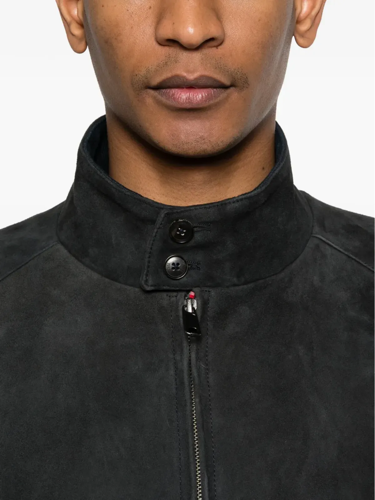 Baracuta ジップアップスエードジャケット - 画像5