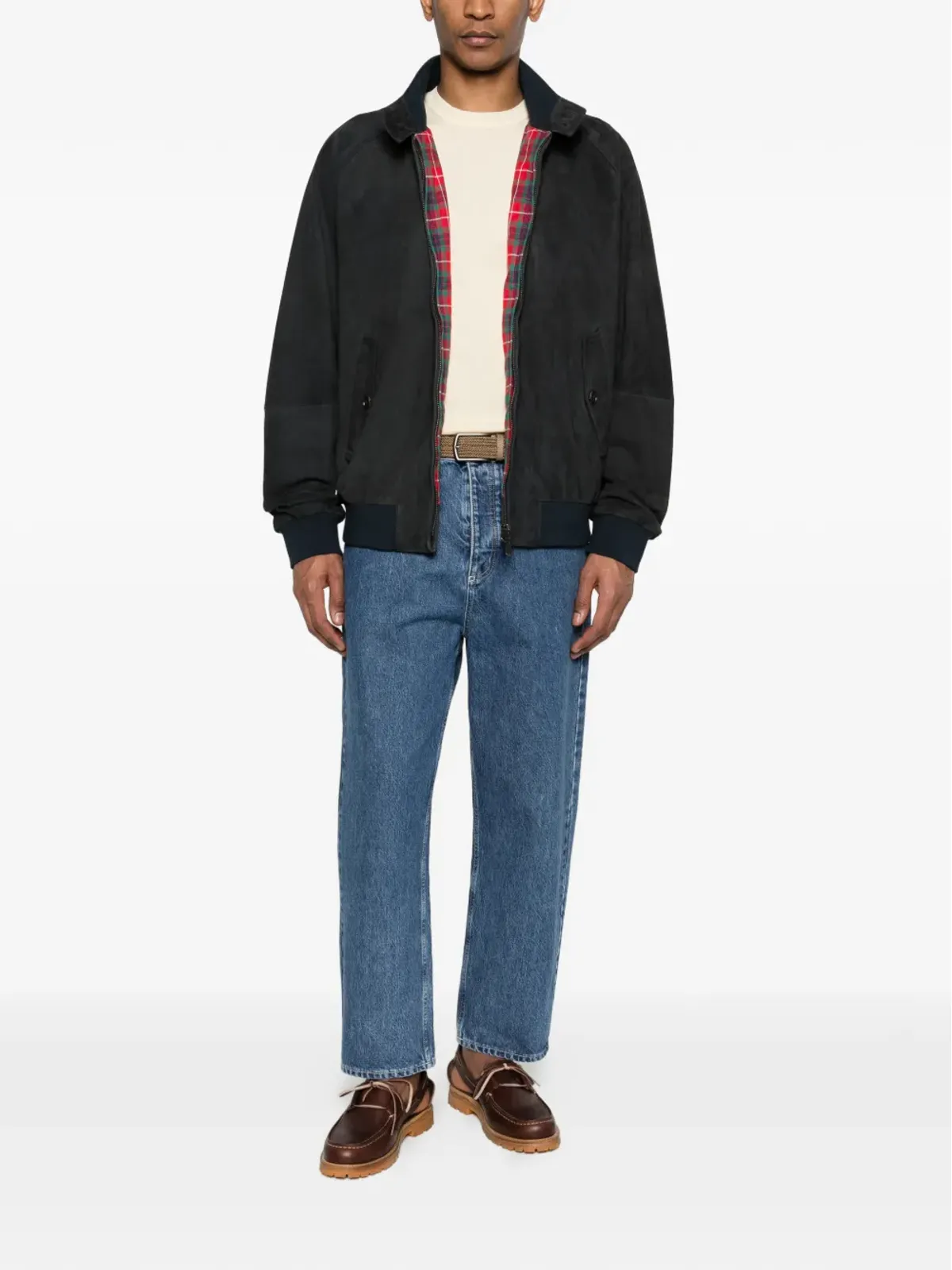 Baracuta ジップアップスエードジャケット - 画像2