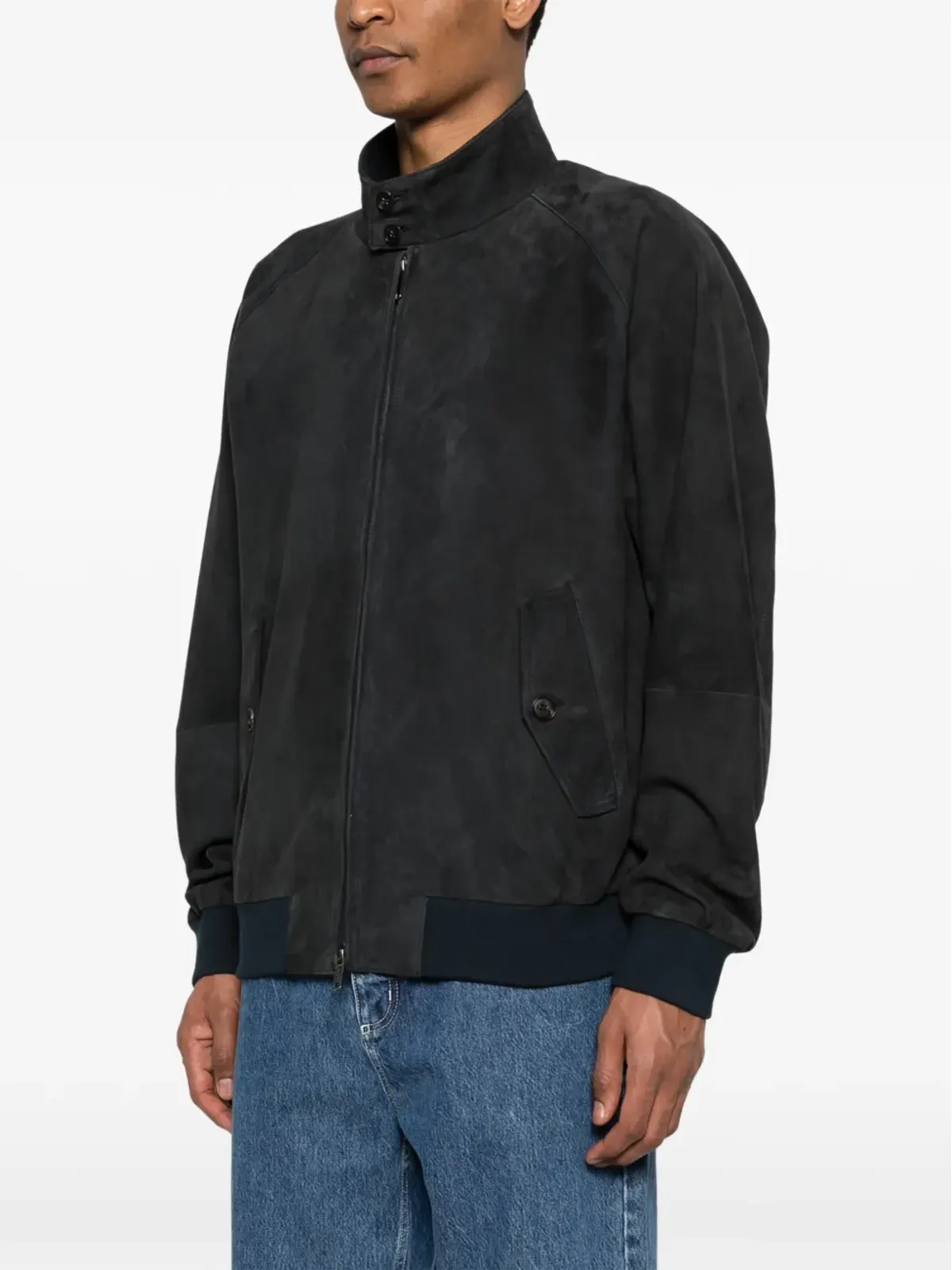 Baracuta ジップアップスエードジャケット - 画像3