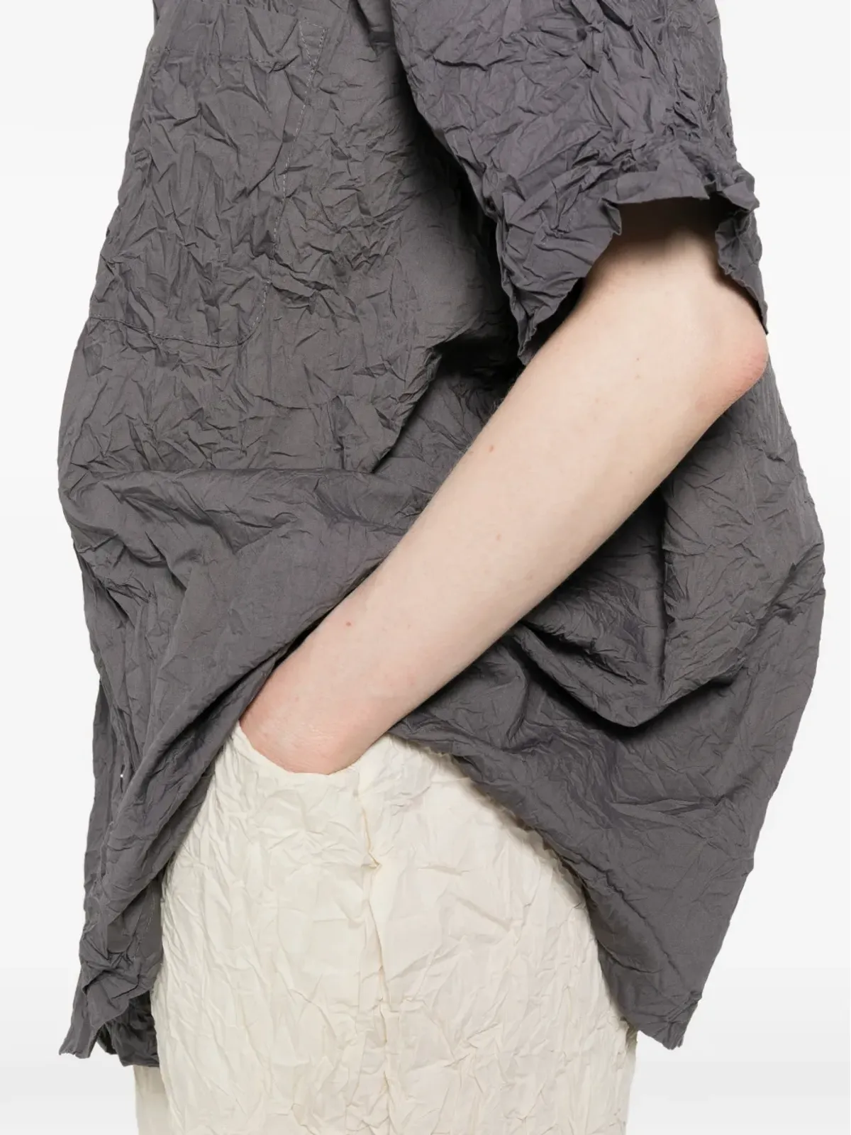 Gongdid Design シワ加工シャツ - 画像5