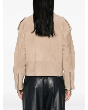 Moorer Loette zip-fastening leather jacket - サムネイル4