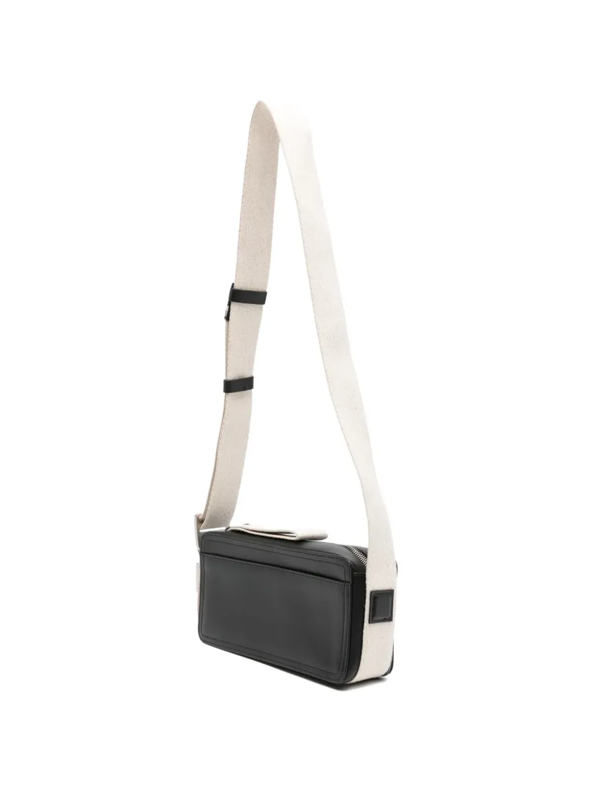 Jacquemus Pre-Owned The Cuerda leather messenger bag - Black - 画像3