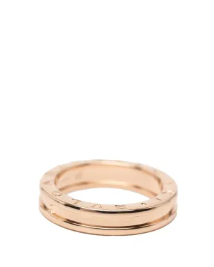 Bvlgari ビンテージ 18K ローズゴールド B.Zero1 ワンバンドリング ピンク - サムネイル1