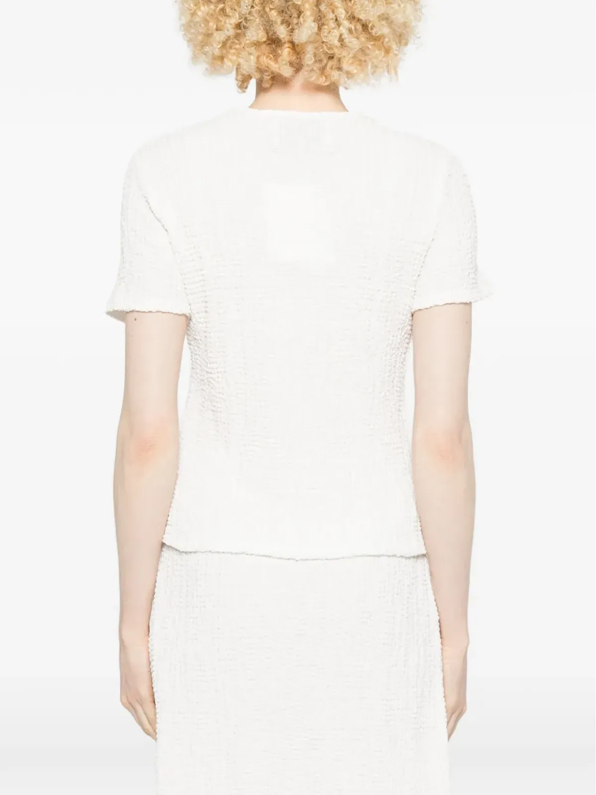 Gongdid Design テクスチャードTシャツ - 画像4