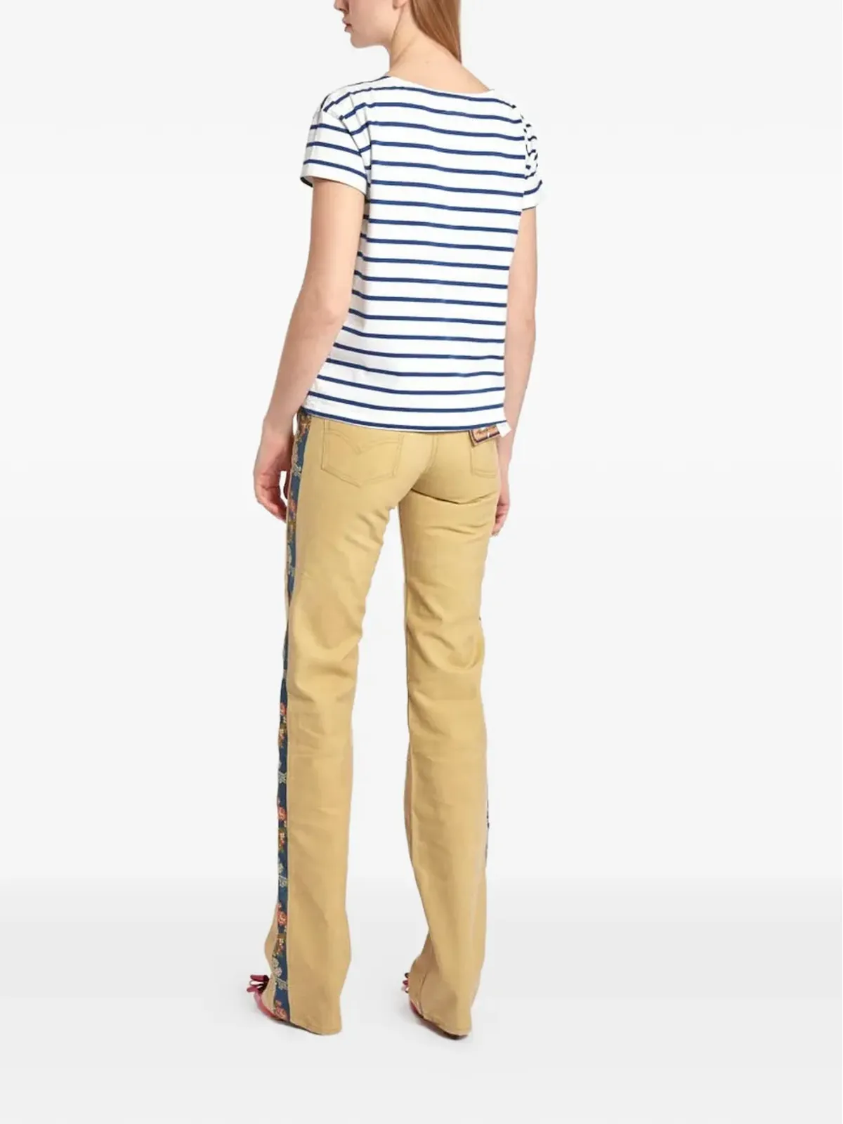 CAVALLI E NASTRI VINTAGE ストライプTシャツ - 画像4