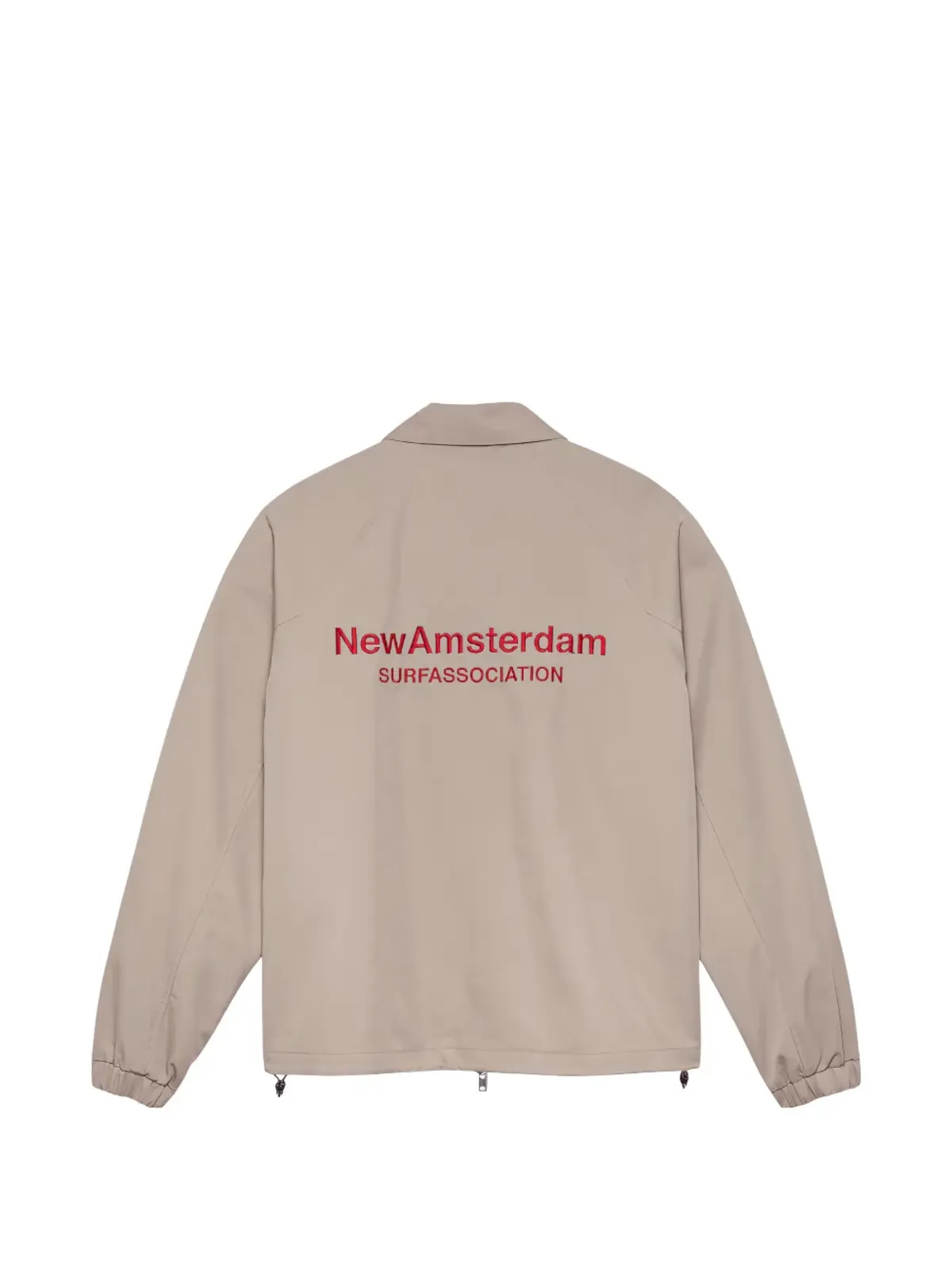 NEW AMSTERDAM ロゴ刺繍ジップジャケット - 画像5