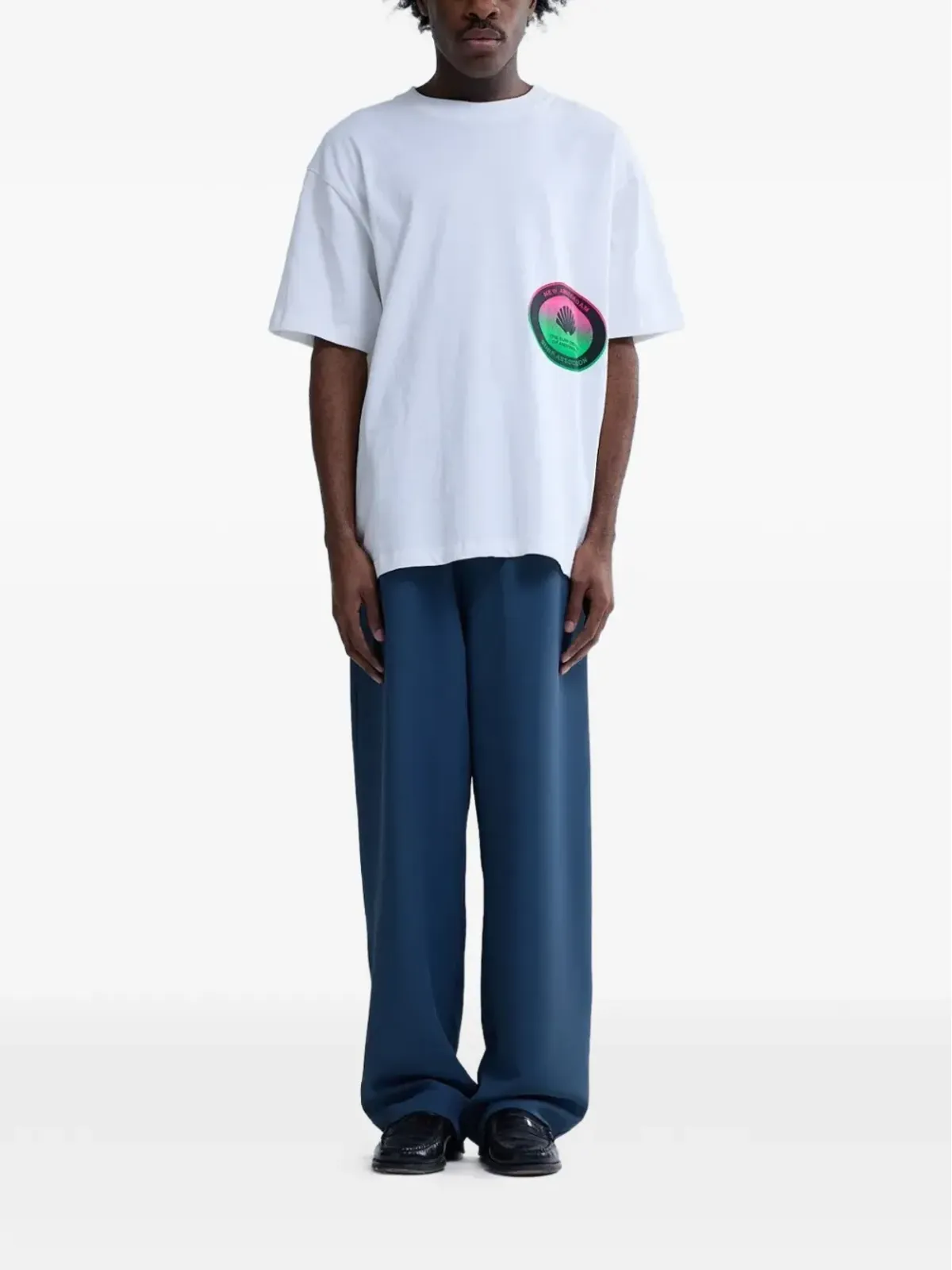 NEW AMSTERDAM グラフィックプリント Tシャツ - 画像2