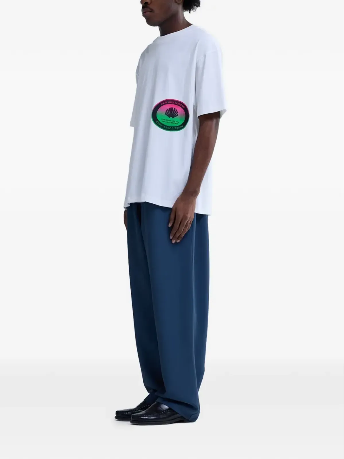 NEW AMSTERDAM グラフィックプリント Tシャツ - 画像3