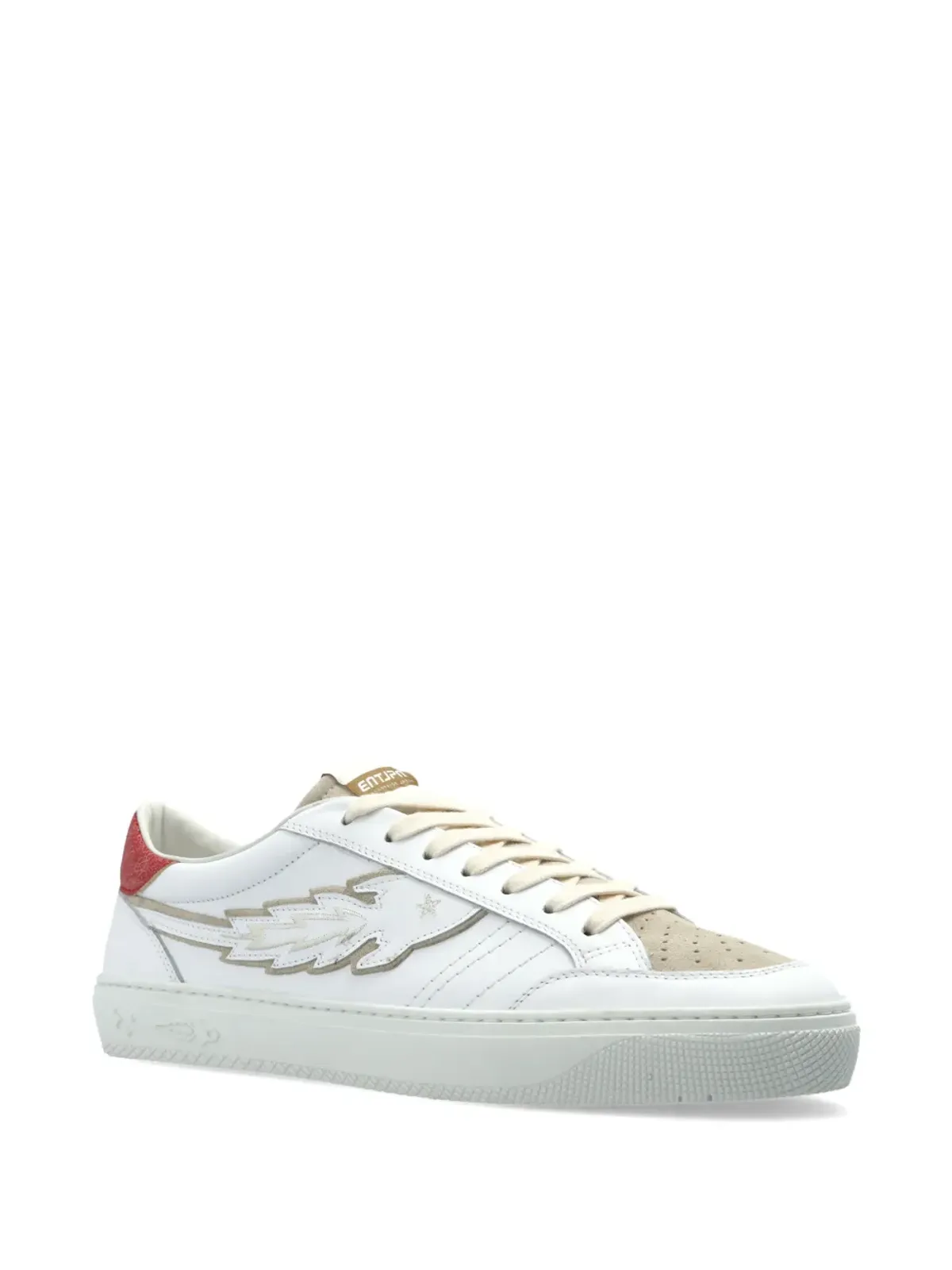Enterprise Japan ENTJPN Jupiter Rocket wing-detail sneakers - White - 画像2
