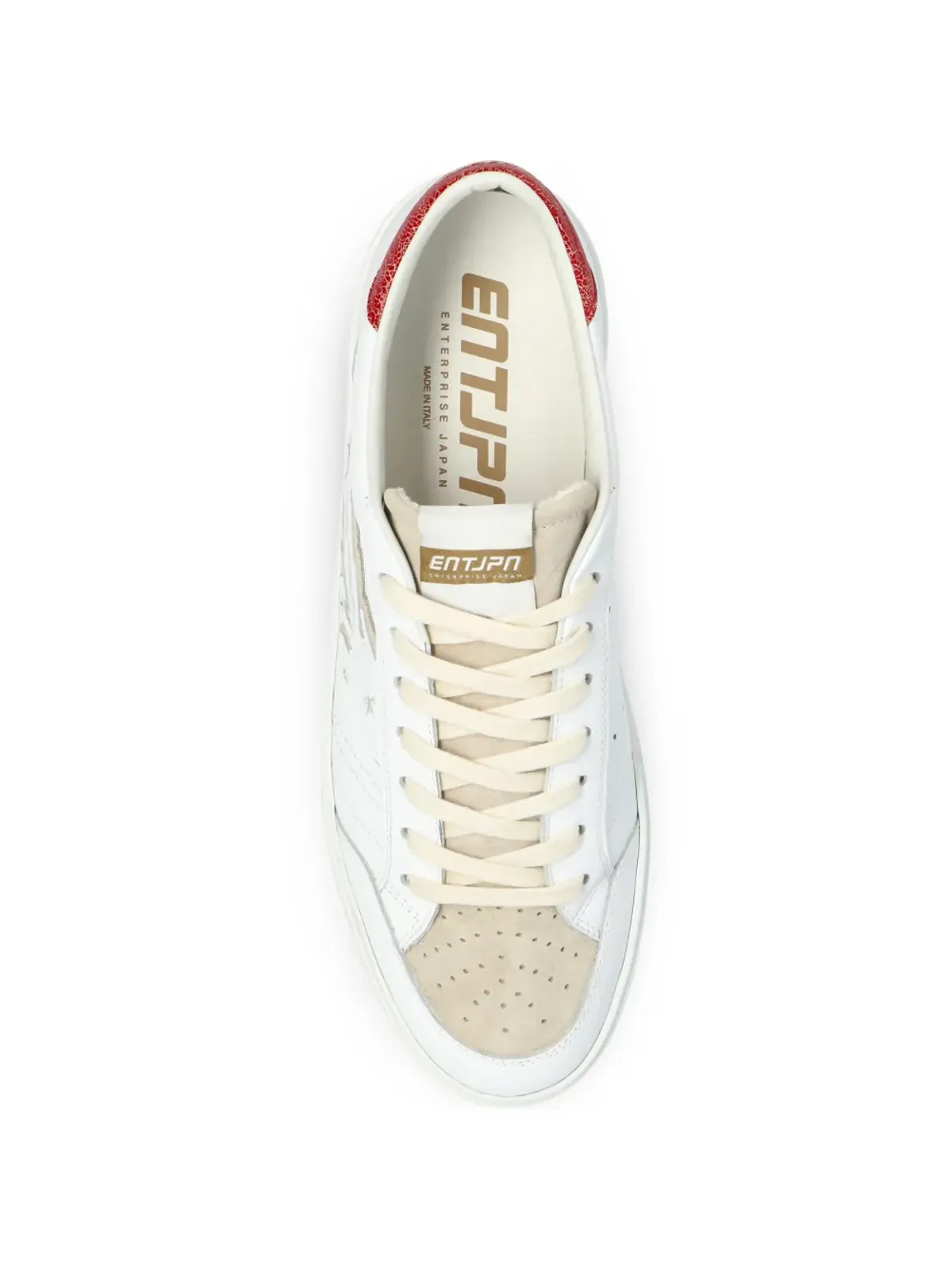 Enterprise Japan ENTJPN Jupiter Rocket wing-detail sneakers - White - 画像3