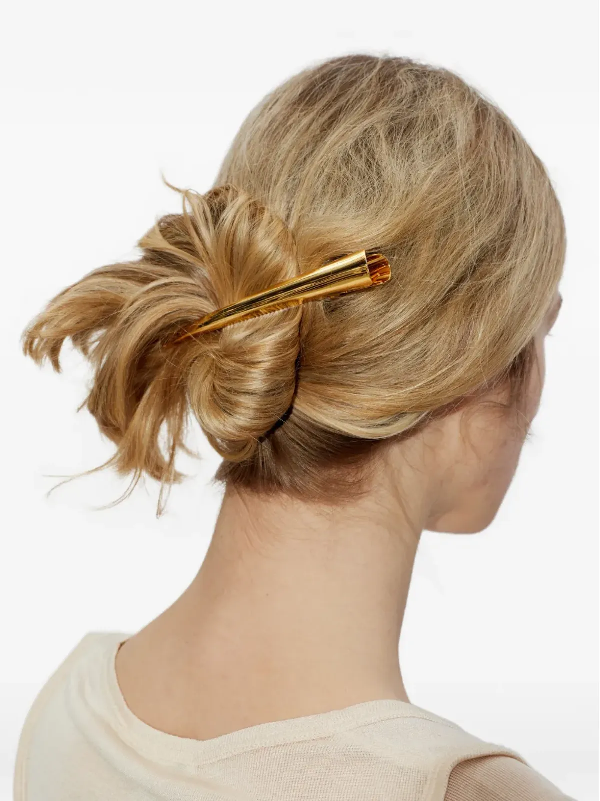 LIE STUDIO Mona hair clip - Gold - 画像4