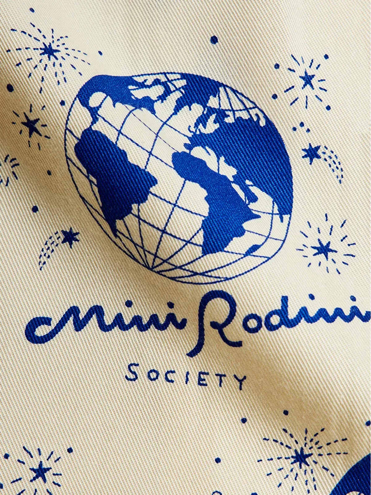 Mini Rodini Societyプリントストライプパンツ - 画像4