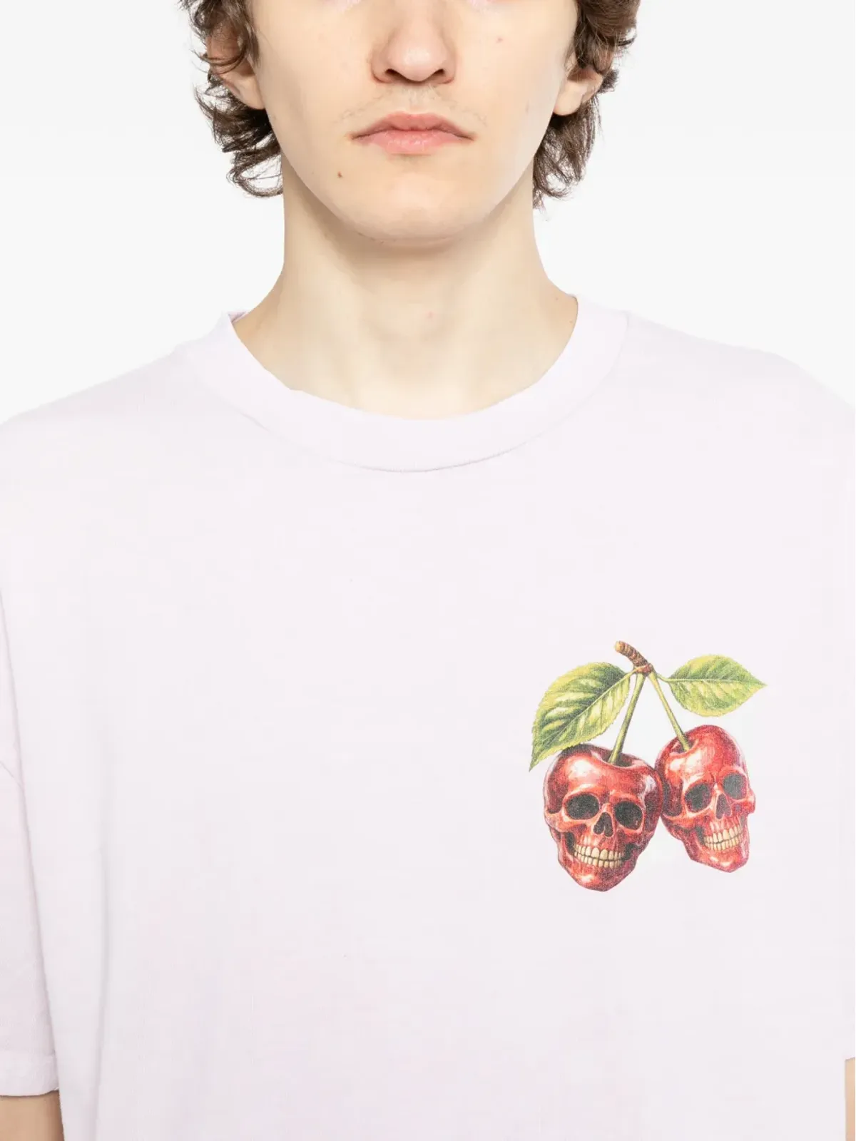 Melt スカルプリントTシャツ - 画像5