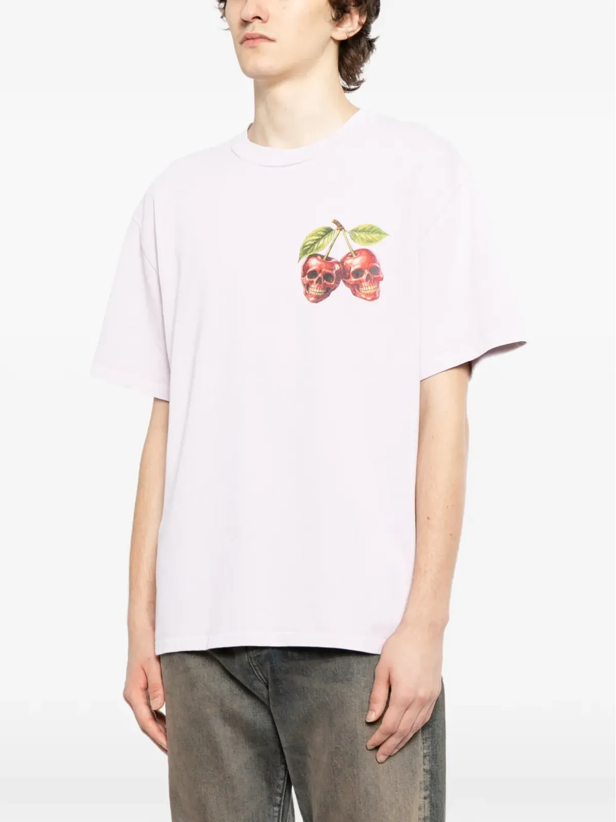 Melt スカルプリントTシャツ - 画像3