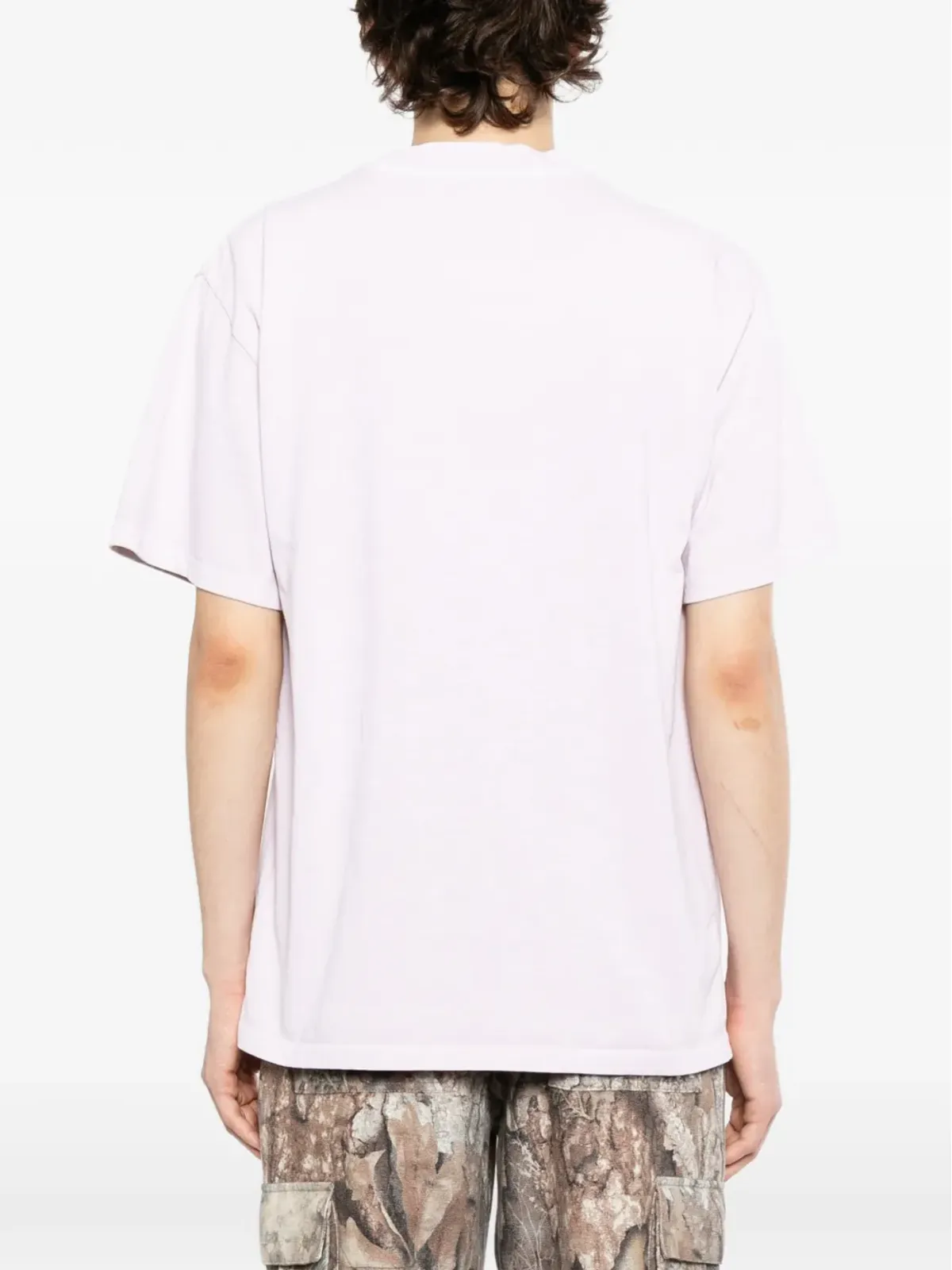 Melt 燃える地球グラフィックTシャツ - ピンク - 画像4