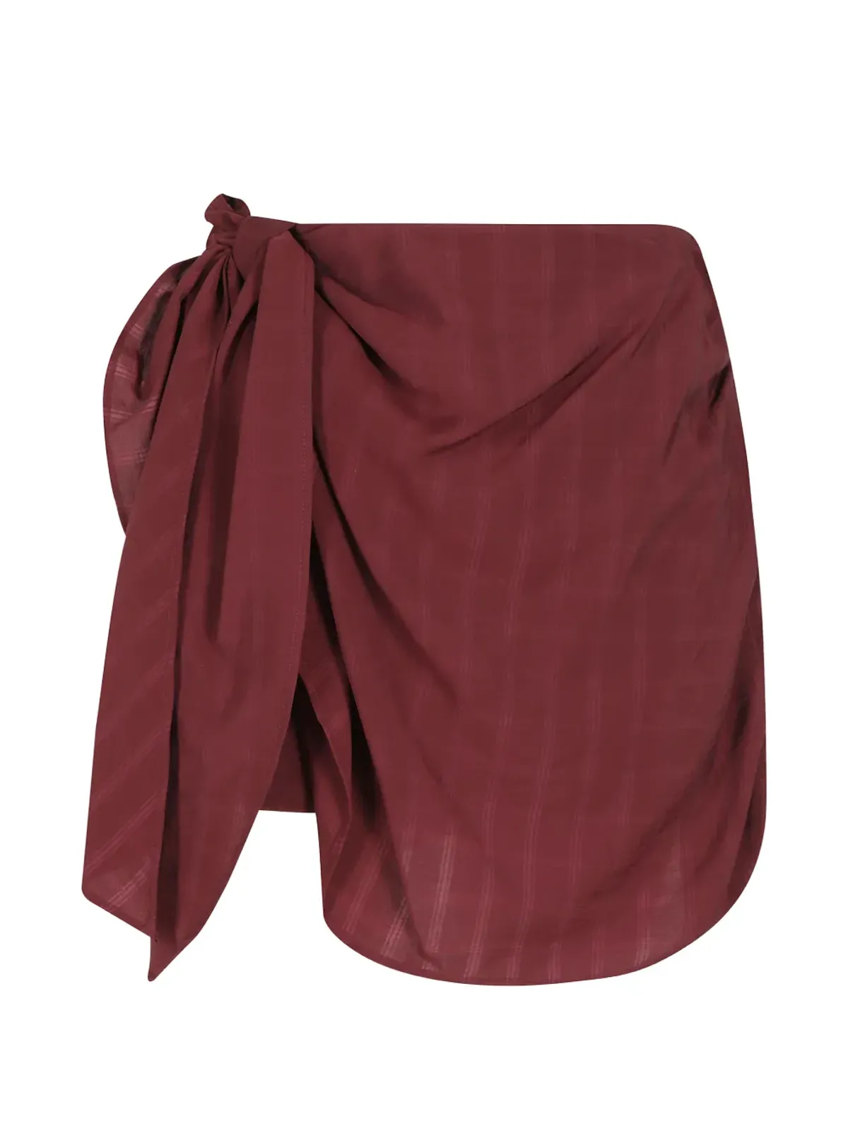 Isabelle Blanche check print mini skirt - Brown - 画像2