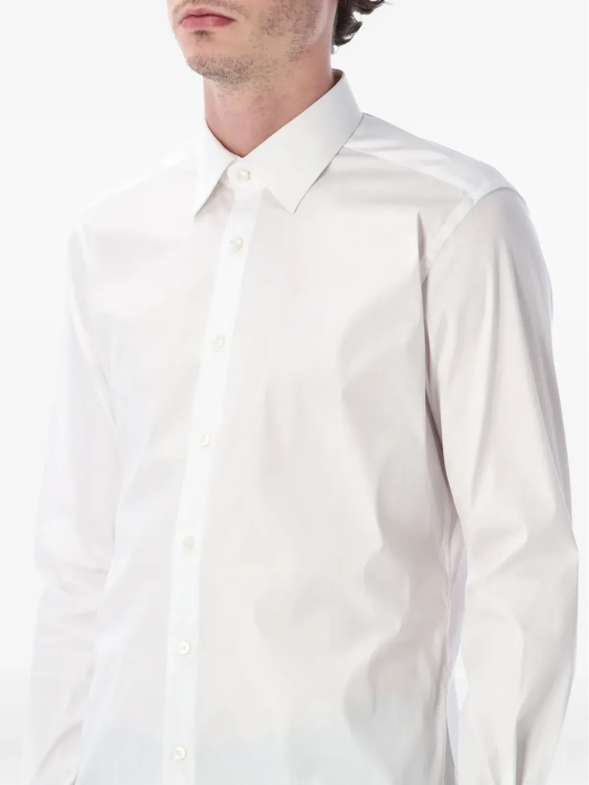 Xacus Tailor long-sleeve shirt - White - 画像3