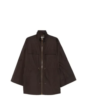 Agnona ポケット付きドローストリングジャケット - サムネイル1
