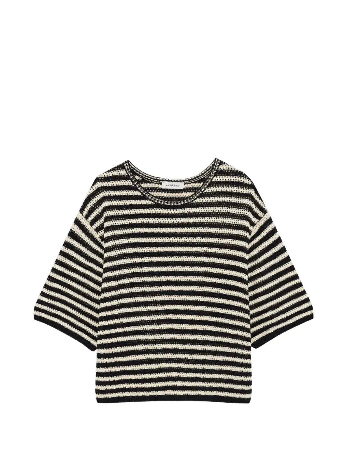 ANINE BING Theo striped sweater - 画像1