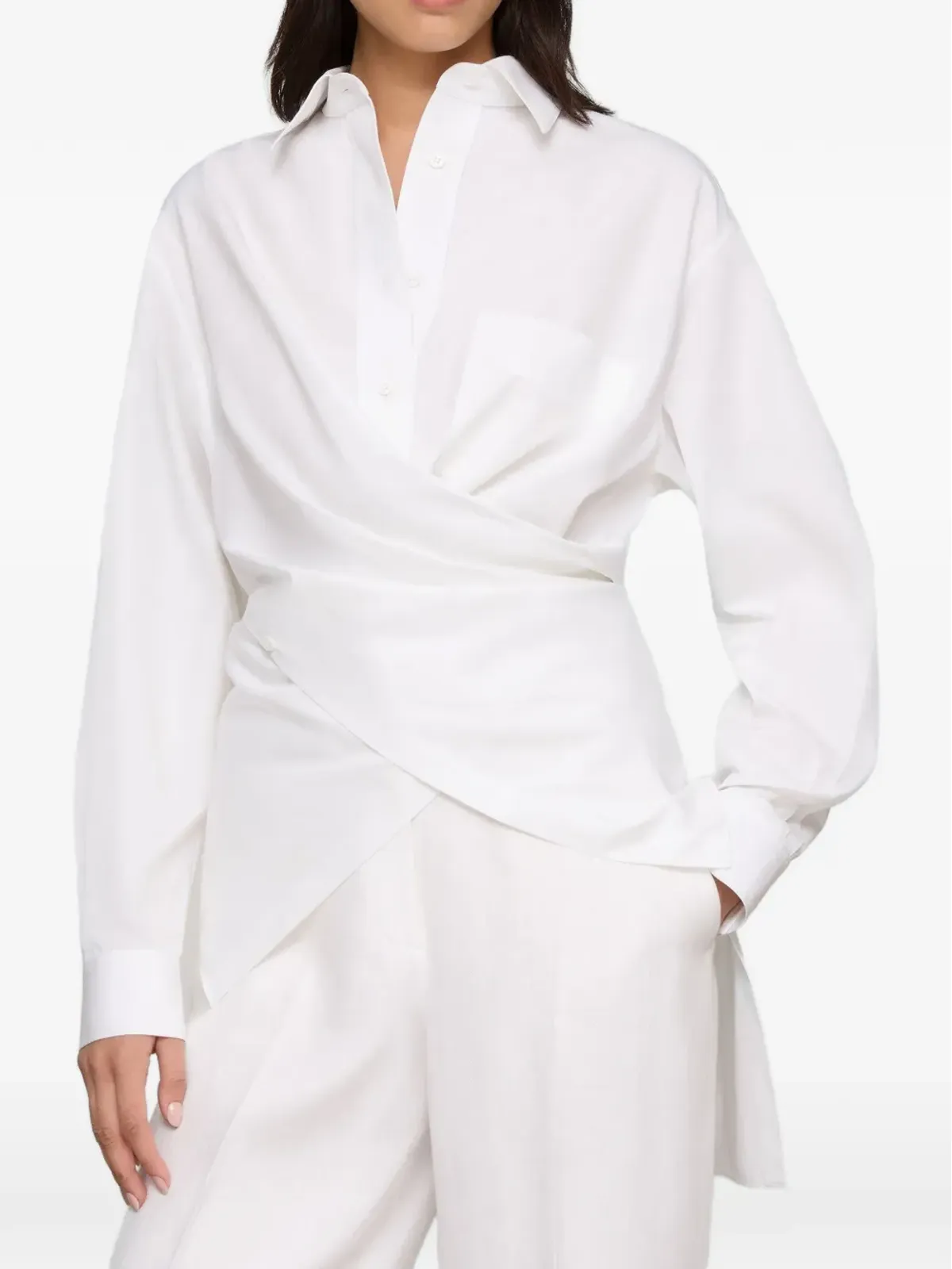 Lafayette 148 長袖ブラウス - 画像2