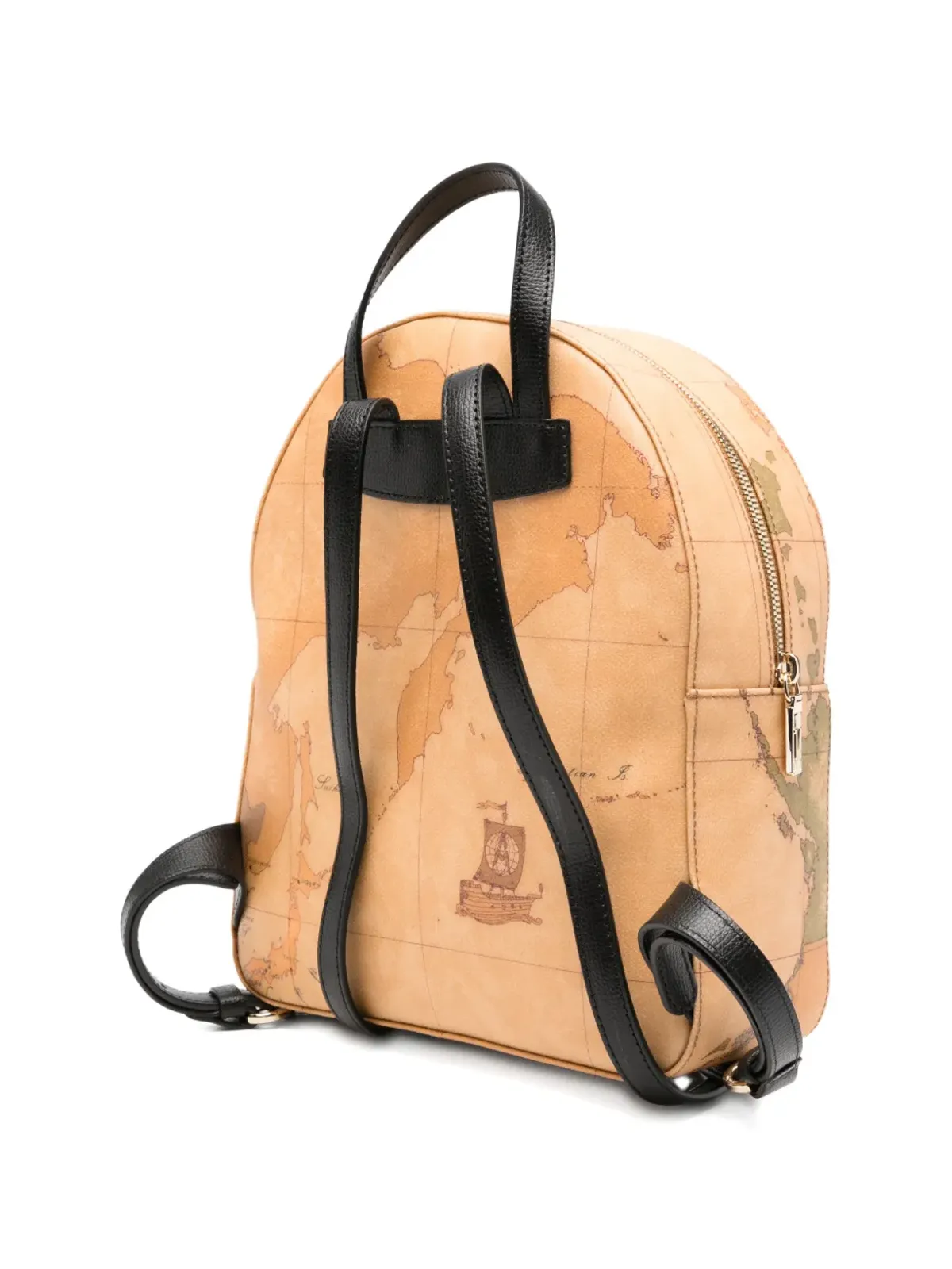 ALVIERO MARTINI 1° CLASSE マッププリントバックパック - 画像2