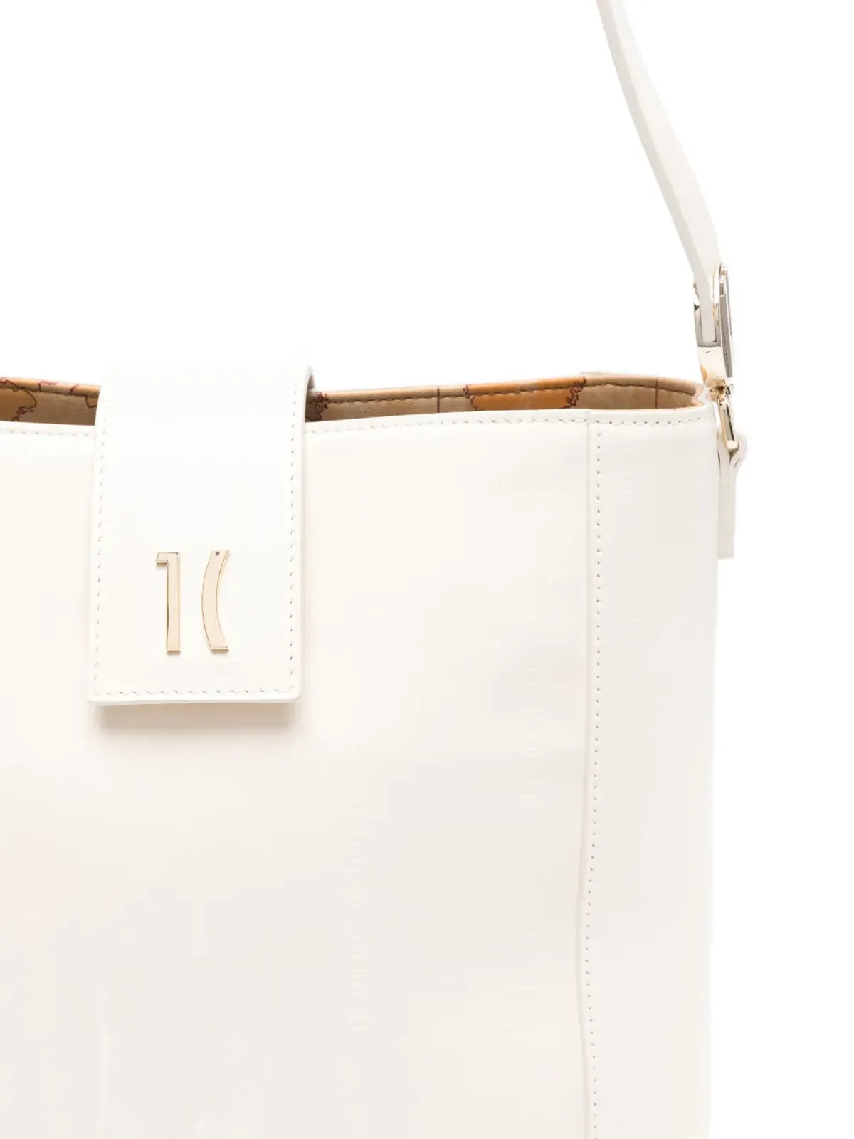 ALVIERO MARTINI 1° CLASSE ロゴディテール バケットバッグ - 画像3
