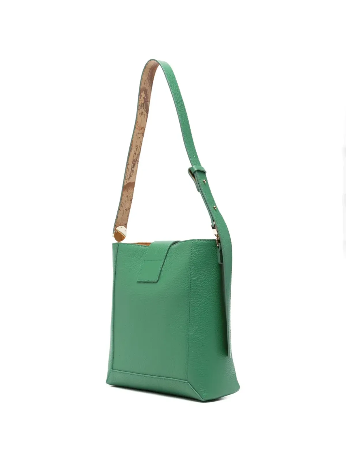 ALVIERO MARTINI 1° CLASSE フラップレザーショルダーバッグ - 画像2