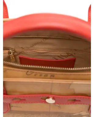 ALVIERO MARTINI 1° CLASSE Escape Geo Tabacco トートバッグ - サムネイル4