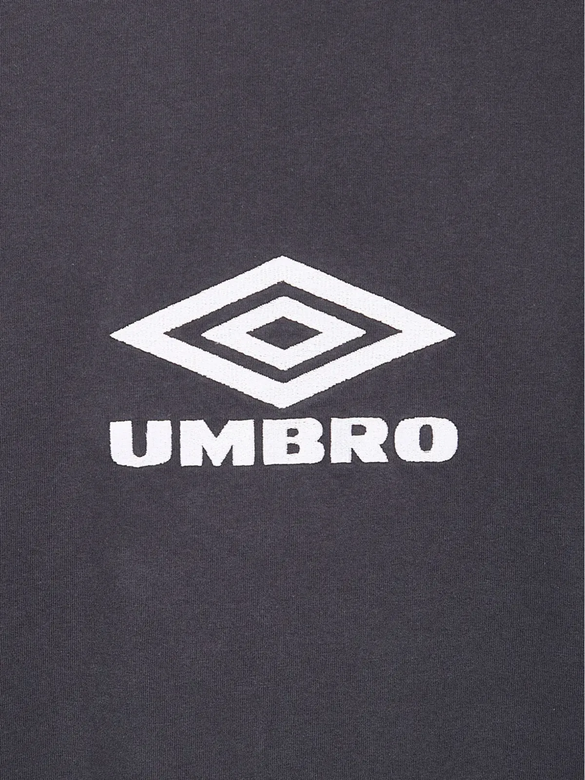 UMBRO logo-embroidered logo T-shirt - Grey - 画像3