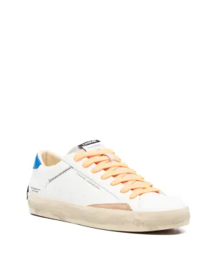 Crime London Distressed City Blue laced sneakers - White - サムネイル2