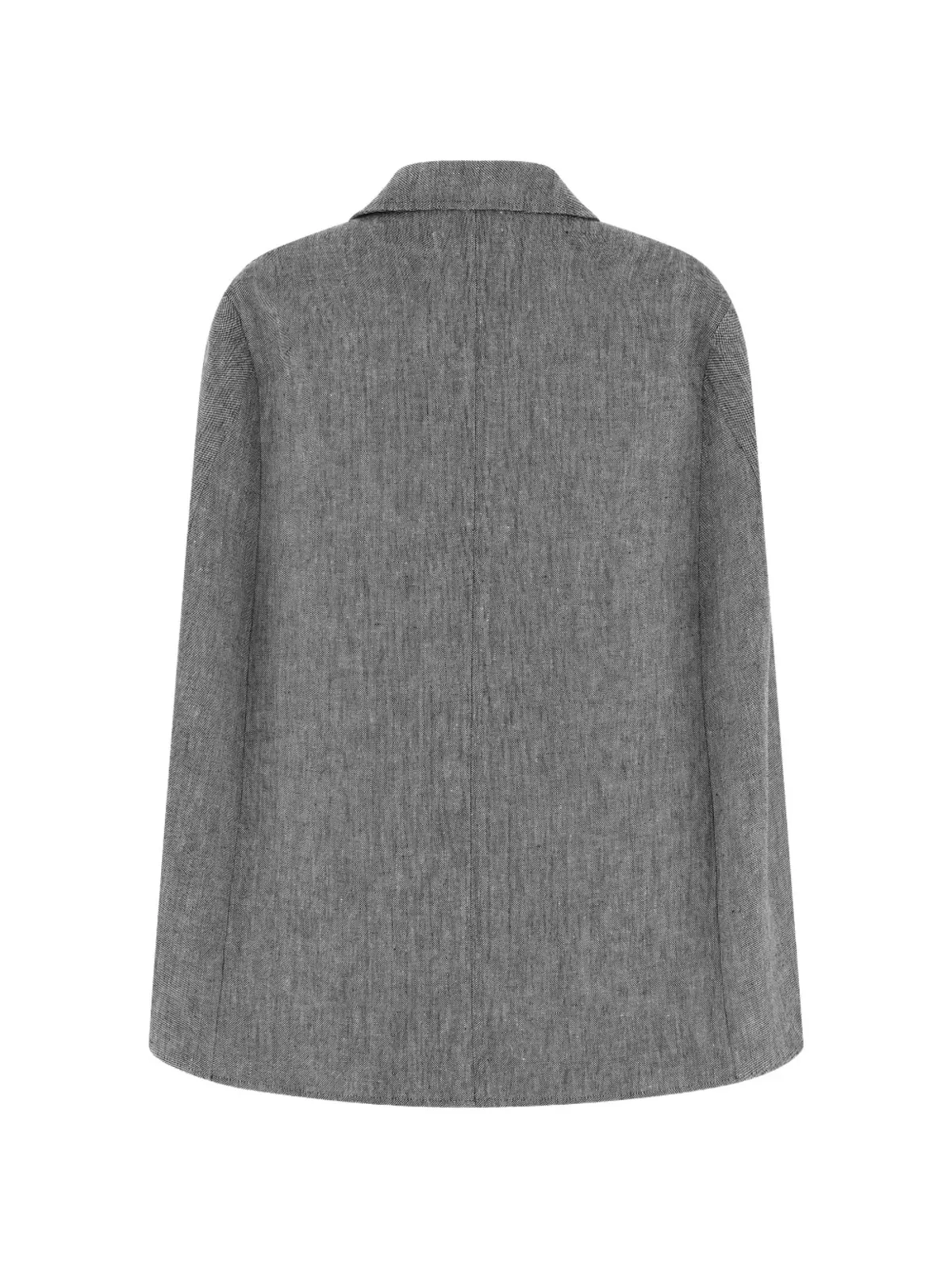 Federica Bonifaci シングルブレスト Vネック ケープ - Grey - 画像2