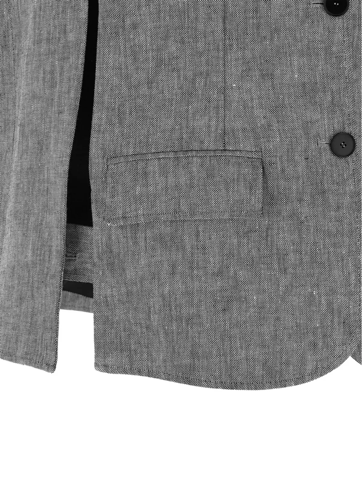 Federica Bonifaci シングルブレスト Vネック ケープ - Grey - 画像4