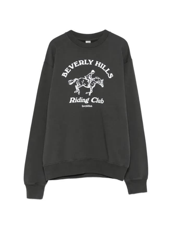 Sporty & Rich Sporty & Rich 馬プリントスウェット（ブラック）の商品画像
