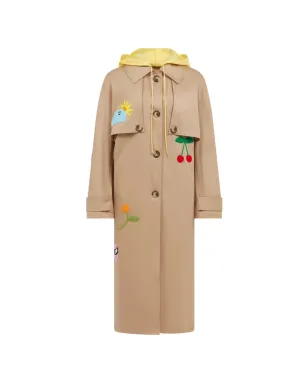 Mira Mikati 刺繍入りフード付きコート - サムネイル1