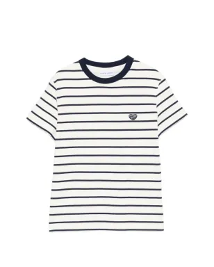 Maison Labiche ClaveryストライプアップリケTシャツ - サムネイル1